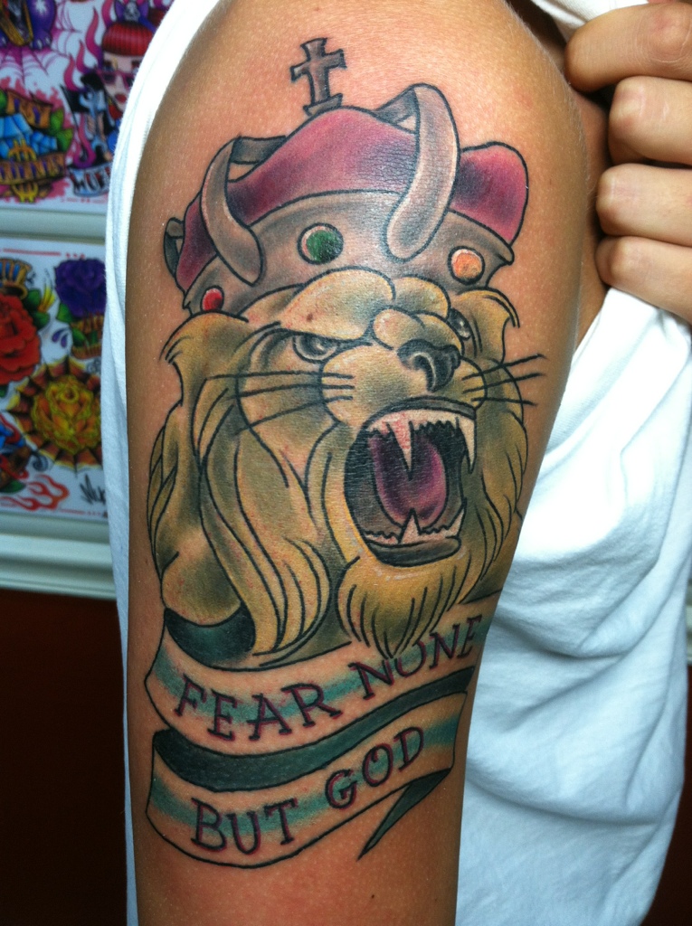 Iron Lion Tattoo